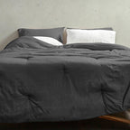 Πάπλωμα Cannon Stonewashed 280gsm 220X240 Dark Grey